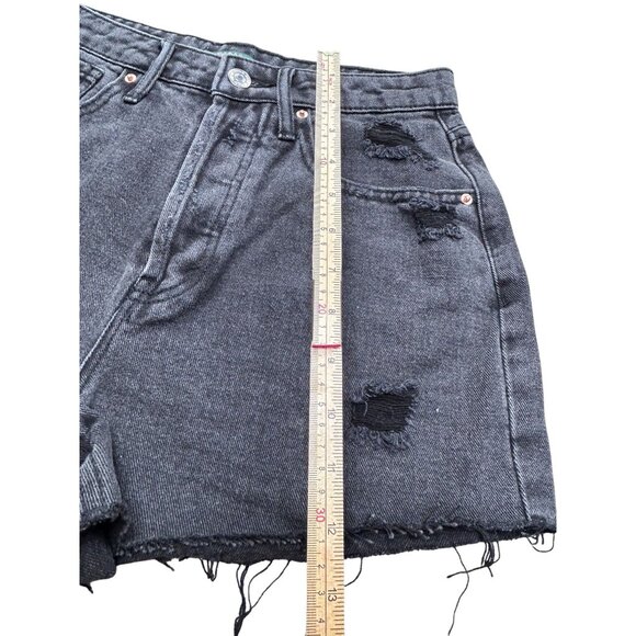 Wild Fable Womens Super High-Rise Cutoff Shorts Size S Black Denim - Picture 6 of 8